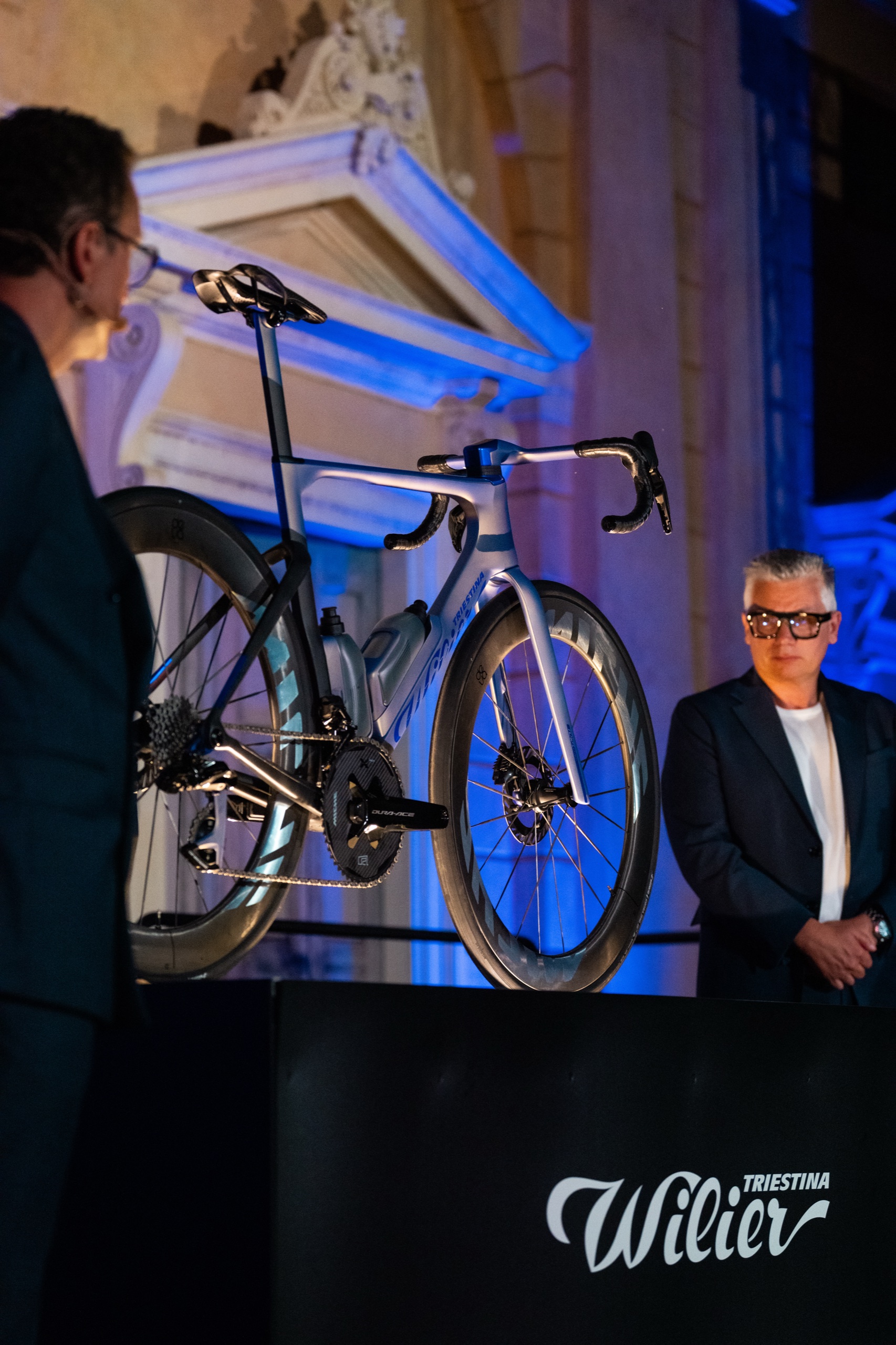 Presentazione della Filante Ultimate sul palco